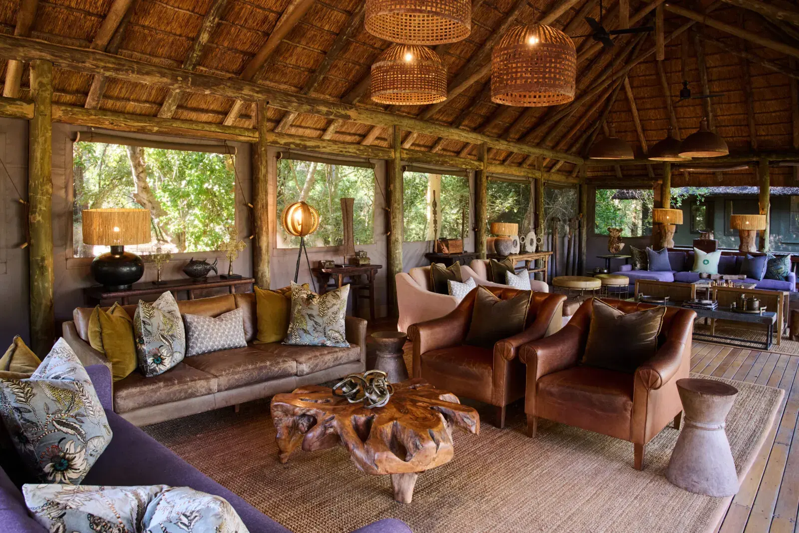 Lounge at Camp Moremi