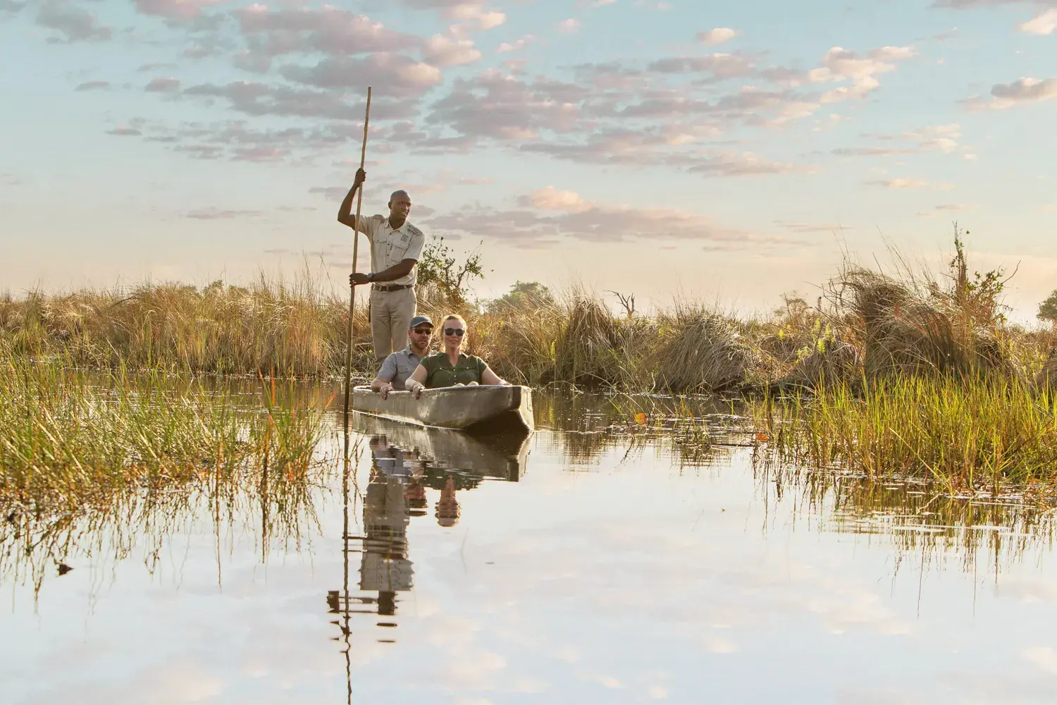 Mokoro excursion in the Okavango Delta