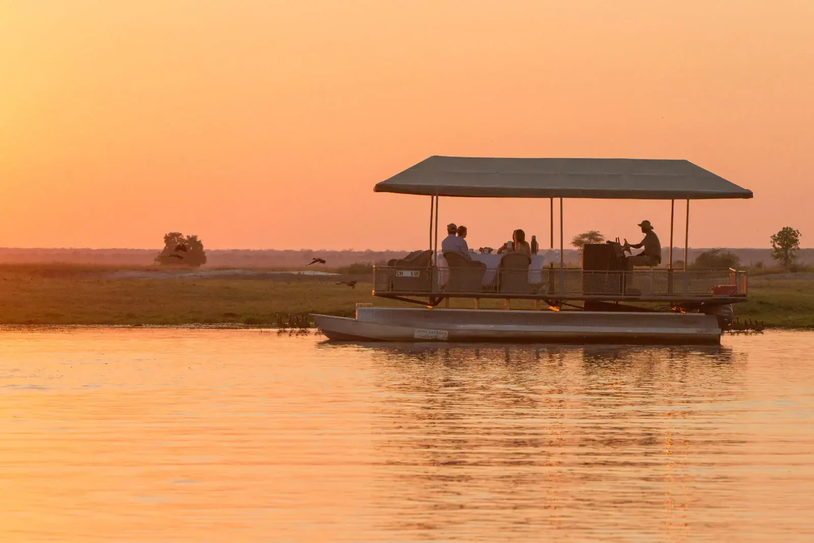 River cruise on the Chobe River from Chobe Savanna Lodge
