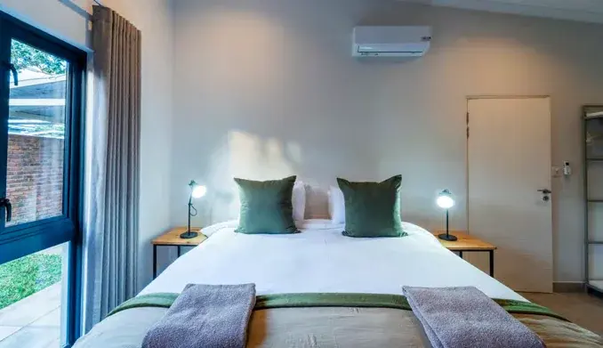 Bedroom at The Pods, Victoria Falls