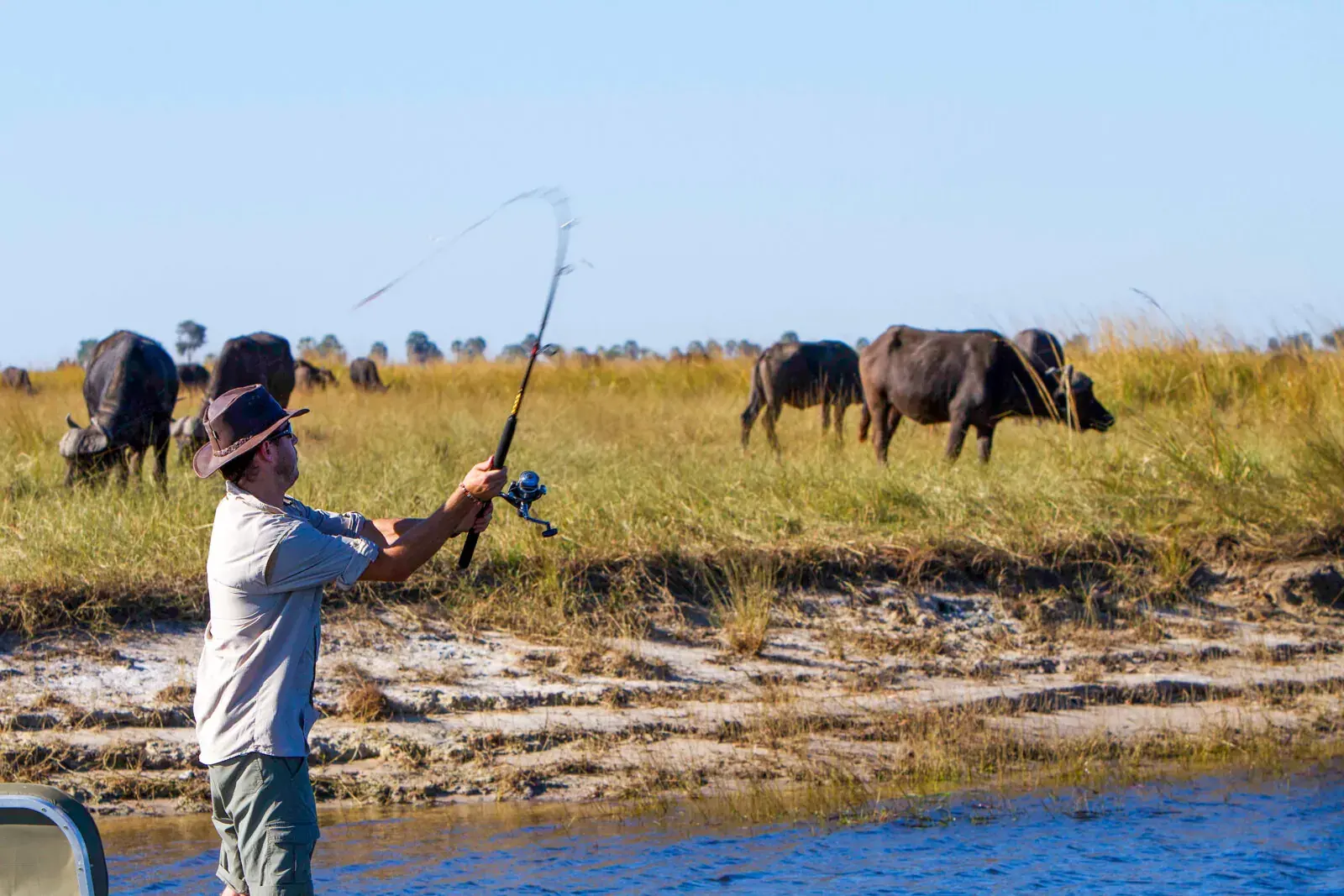 Fishing on the Chobe River