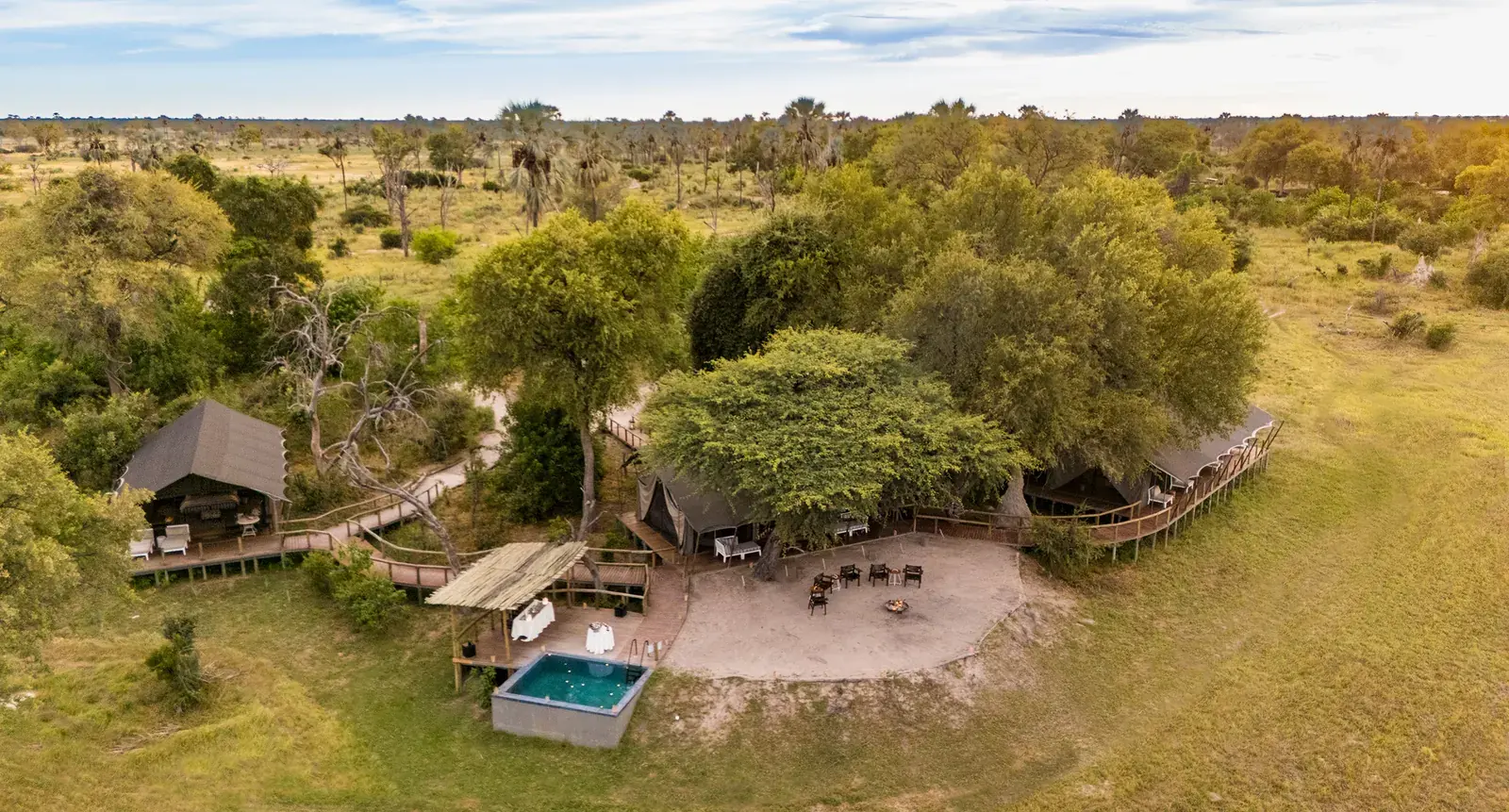 Aerial view of Gomoti Private