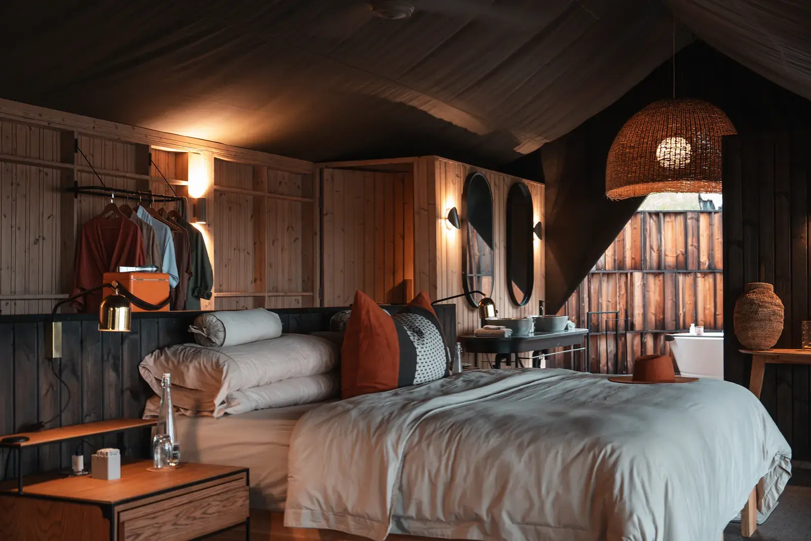 Double tent at Kiri Camp