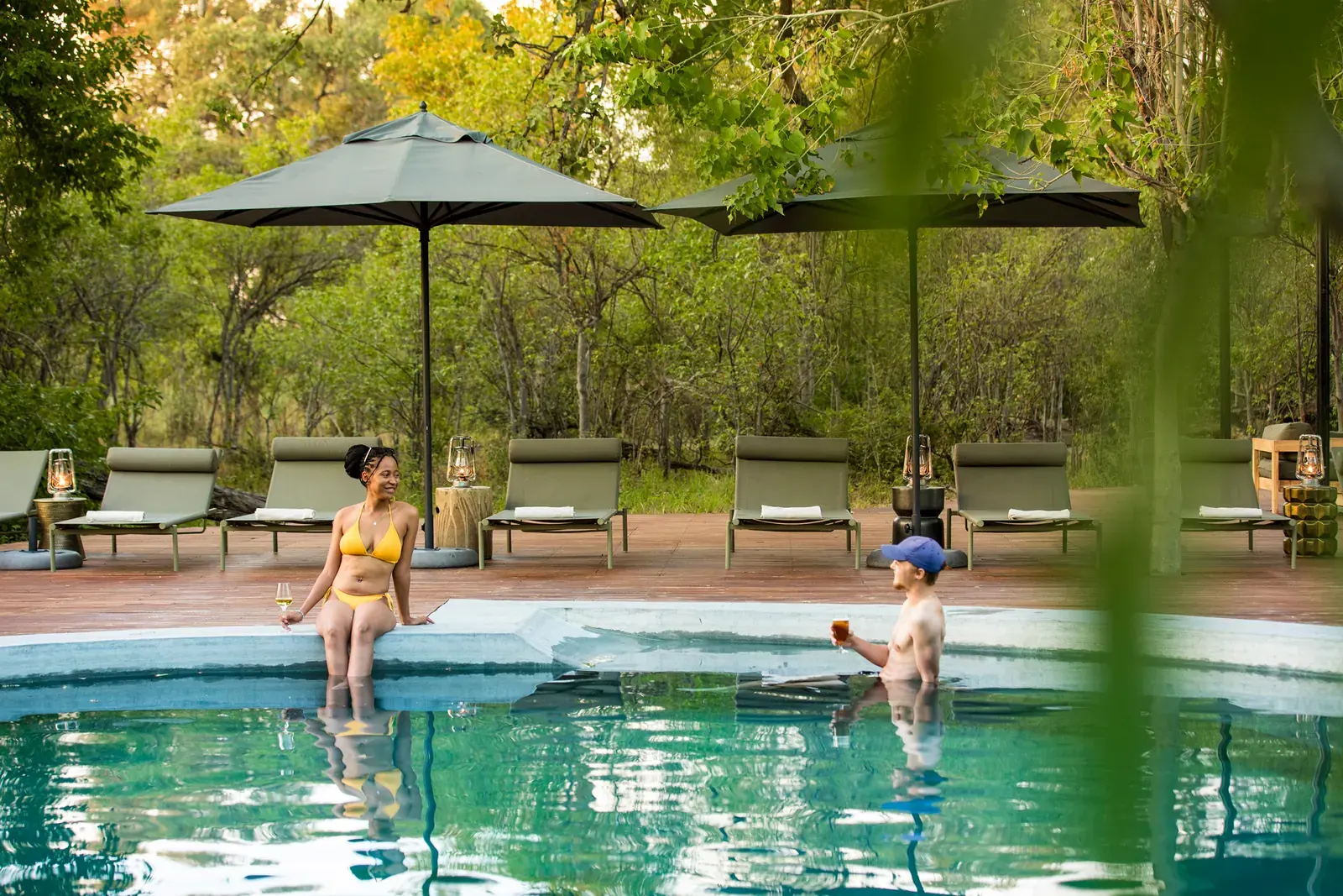 Plunge pool at Kiri Camp