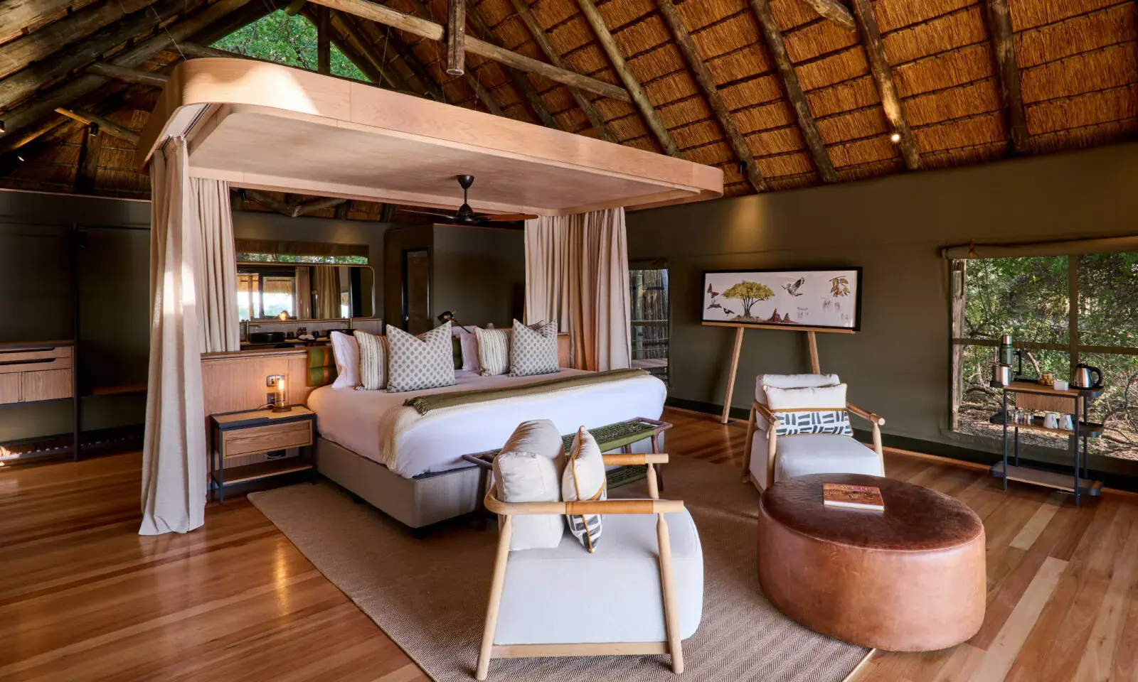 Double room at Savute Safari Lodge