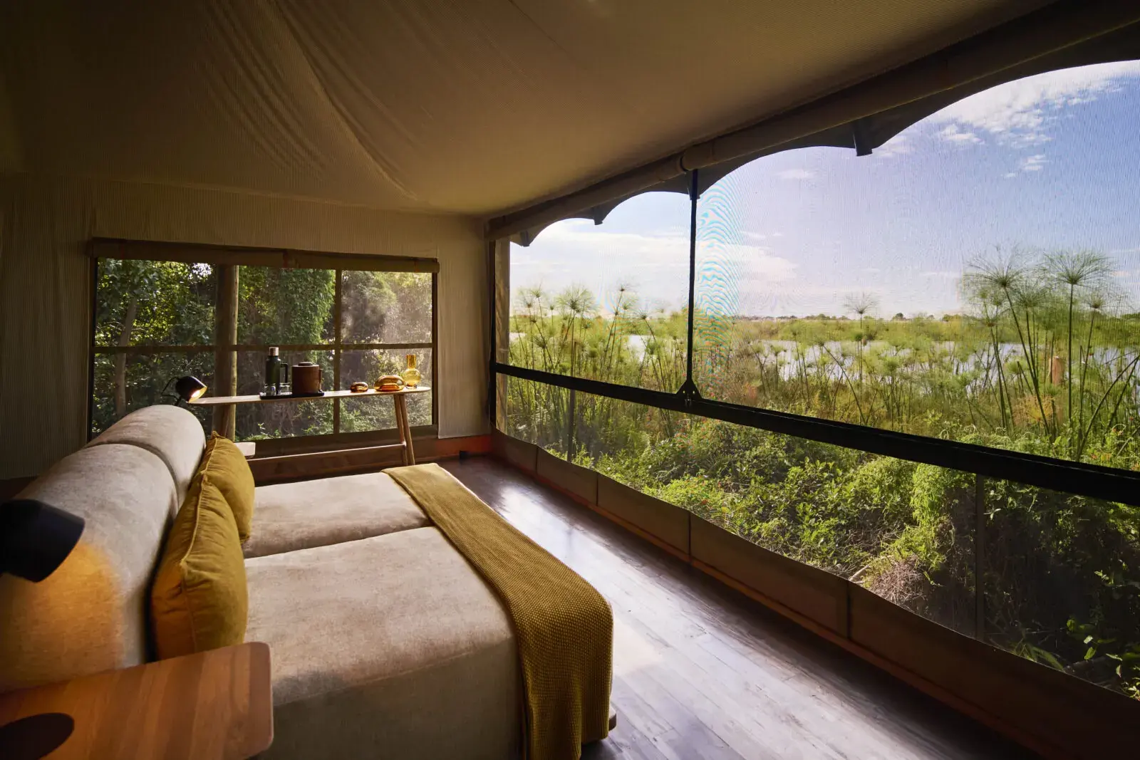 Double room at Xugana Island Lodge